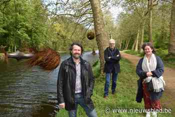 Landschapskunstenaar creëert nesten in druppelvorm in domein d’Ursel
