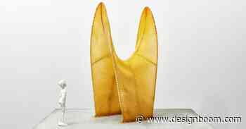 tomáš libertíny exhibits architecture sculpted by bees at the venice biennale - Designboom