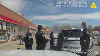 Video captures arrest of impaired man who allegedly let 12-year-old son drive car for him