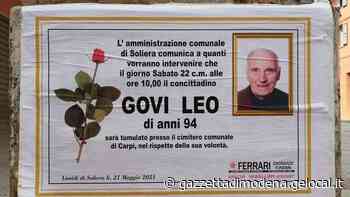 Soliera, il funerale di Leo Govi: ha lasciato i suoi beni al Comune - Gazzetta di Modena