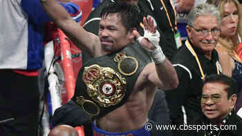 Manny Pacquiao next fight: Filipino legend announces matchup with unified champ Errol Spence Jr. in August