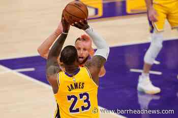 LeBron James sinks game-winning three-pointer for Lakers over Warriors - Barrhead News