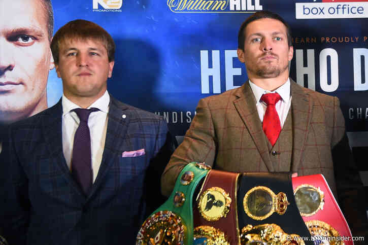 Alexander Krassyuk, Manager Of Oleksandr Usyk, Sits down With BoxingInsider.com To Discuss Usyk’s Immediate Future