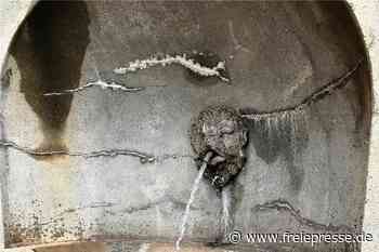 Trinkwasser fließt per Knopfdruck - Freie Presse