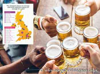 Blackburn with Darwen is one of the cheapest places in the whole country to get a pint