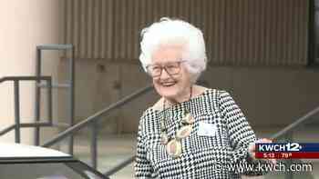 Volunteer at Hutchinson Regional Medical Center celebrates 100th birthday - KWCH