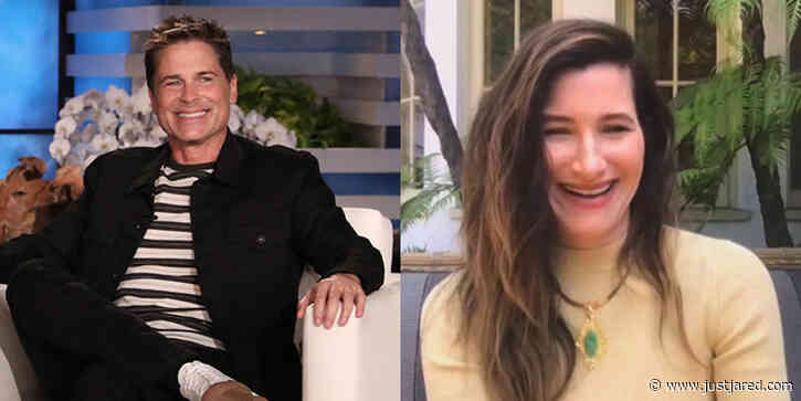Kathryn Hahn Revealed Her Childhood Crush on Rob Lowe During A Mini Parks & Recreation Reunion