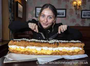 'I don’t believe anyone can do it':  Could you finish this giant chocolate eclair?