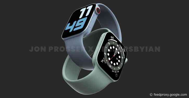 [Update: Renders] Rumor: Apple Watch Series 7 will feature flat-edged design, new green color option