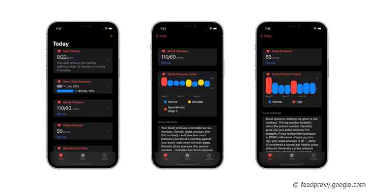 CardioBot for iPhone and Apple Watch adds blood and pulse pressure support, more