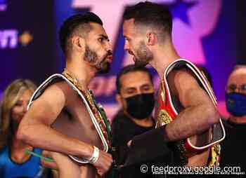 Jose Ramirez 139.6 vs. Josh Taylor 139.6 – weigh-in results