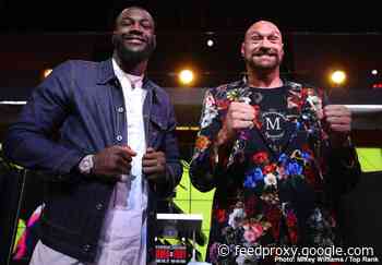 Breaking: Deontay Wilder has signed contract to fight Tyson Fury on July 24th