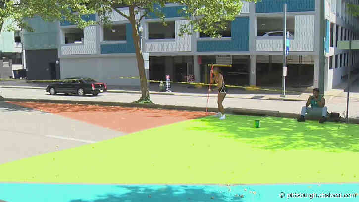 Artist Janel Young Creating Street Mural For Allegheny Overlook Pop-Up Park