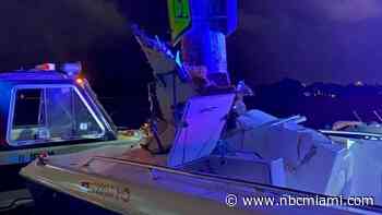 Two hospitalized After Boat Crashes Near Broad Causeway Bridge in Miami: USCG