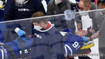 Leafs' John Tavares suffered knee injury along with concussion in scary collision