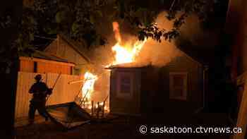Saskatoon firefighters battle late-night blaze | CTV News - CTV News Saskatoon