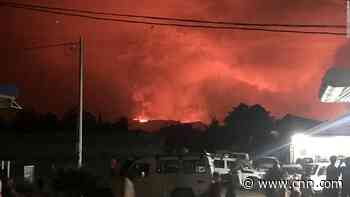 Mount Nyiragongo volcano in eastern Congo erupts