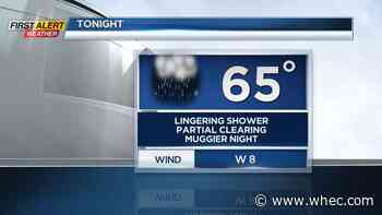 First Alert Weather: A few more showers/storms Sunday