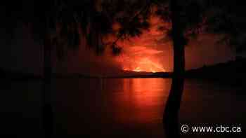 Panicked residents flee after volcano erupts in Congo