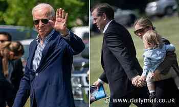 Family affair! Hunter Biden joins Joe and Jill for a weekend at Camp David