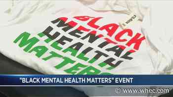'Black Mental Health Matters' event highlights issues