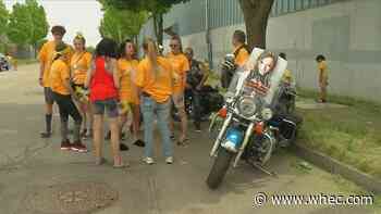 Family, friends, and supporters march in memory of Aszia Grimes