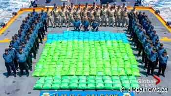 HMCS Calgary makes record-breaking heroin bust overseas