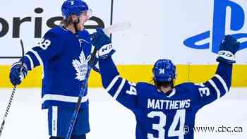 Matthews helps Maple Leafs roll past Canadiens in Game 2 to even series