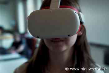 Studenten Thomas More hogeschool leren bij via VR-bril