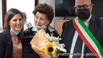 Italia Marcon festeggia i 100 anni col sindaco - il mattino di Padova