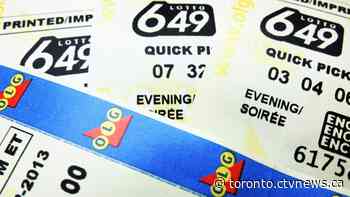 Two Ontario tickets split $9 million Lotto 649 jackpot