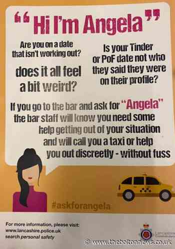 If you are on a ‘dodgy date’ and need help – ask for Angela at the bar
