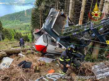 Italy cable car accident - live: At least 14 dead near Lake Maggiore
