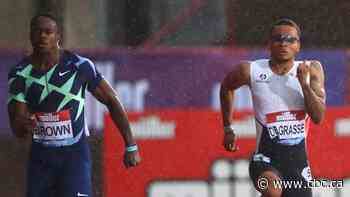 Canadian sprinters Aaron Brown, Andre De Grasse reach podium as Diamond League season begins