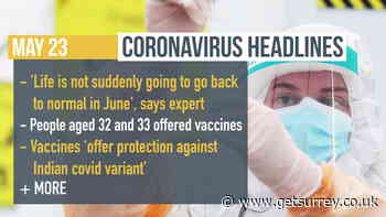 Coronavirus infection rates fall in five Surrey areas - Surrey Live
