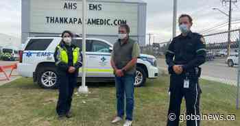 Calgary cardiac arrest survivor thanks paramedics for saving his life