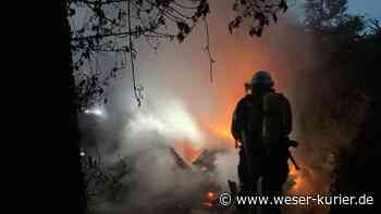 Einsatz in Lilienthal: Feuer greift auf Dachstuhl über - WESER-KURIER - WESER-KURIER
