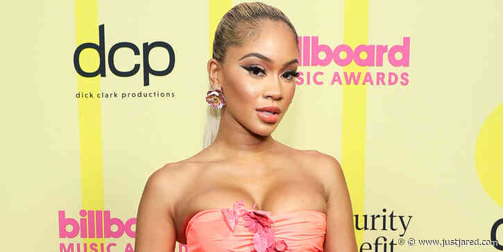 Nominee Saweetie Strikes a Pose at Billboard Music Awards 2021