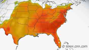 Huge heat dome to make the southeastern US sweat