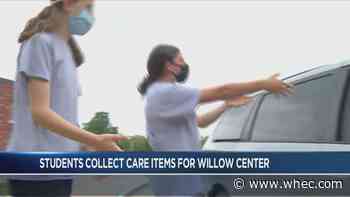 Students collect items for Willow Domestic Violence Center