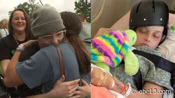 Houston teen welcomed home with parade after months in hospital - KTRK-TV