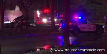 Man killed in west Houston crash on way home from wedding - Houston Chronicle