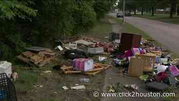Residents troubled by debris left in northwest Houston neighborhood - KPRC Click2Houston