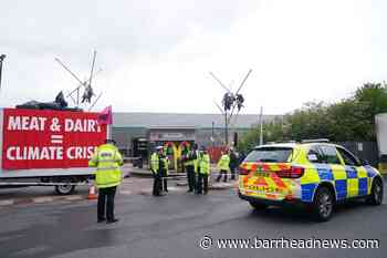 14 arrests after animal rights activists blockade McDonald's depots - Barrhead News