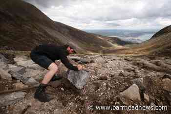Work on mountain path project continuing despite Mournes fire - Barrhead News