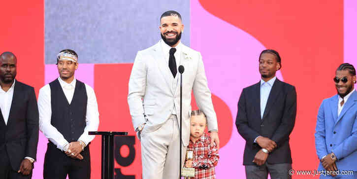 Drake Shares the Stage With Adorable Son Adonis While Accepting Artist of the Decade Award at BBMAs 2021