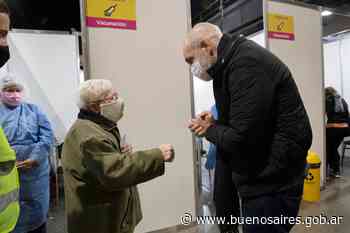 Rodríguez Larreta recorrió el centro de testeo Buenos Aires Arena y visitó el vacunatorio en La Rural - buenosaires.gob.ar
