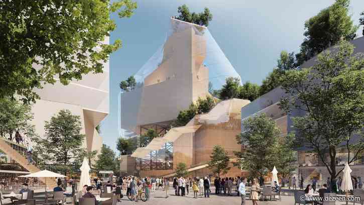 MVRDV to transform Eindhoven's Heuvel shopping centre with glass "Music Mountain"