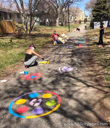 Local artists decorate over ten blocks in SE Calgary community - 660 News