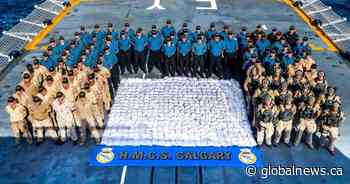 HMCS Calgary makes record-breaking heroin bust overseas - Global News
